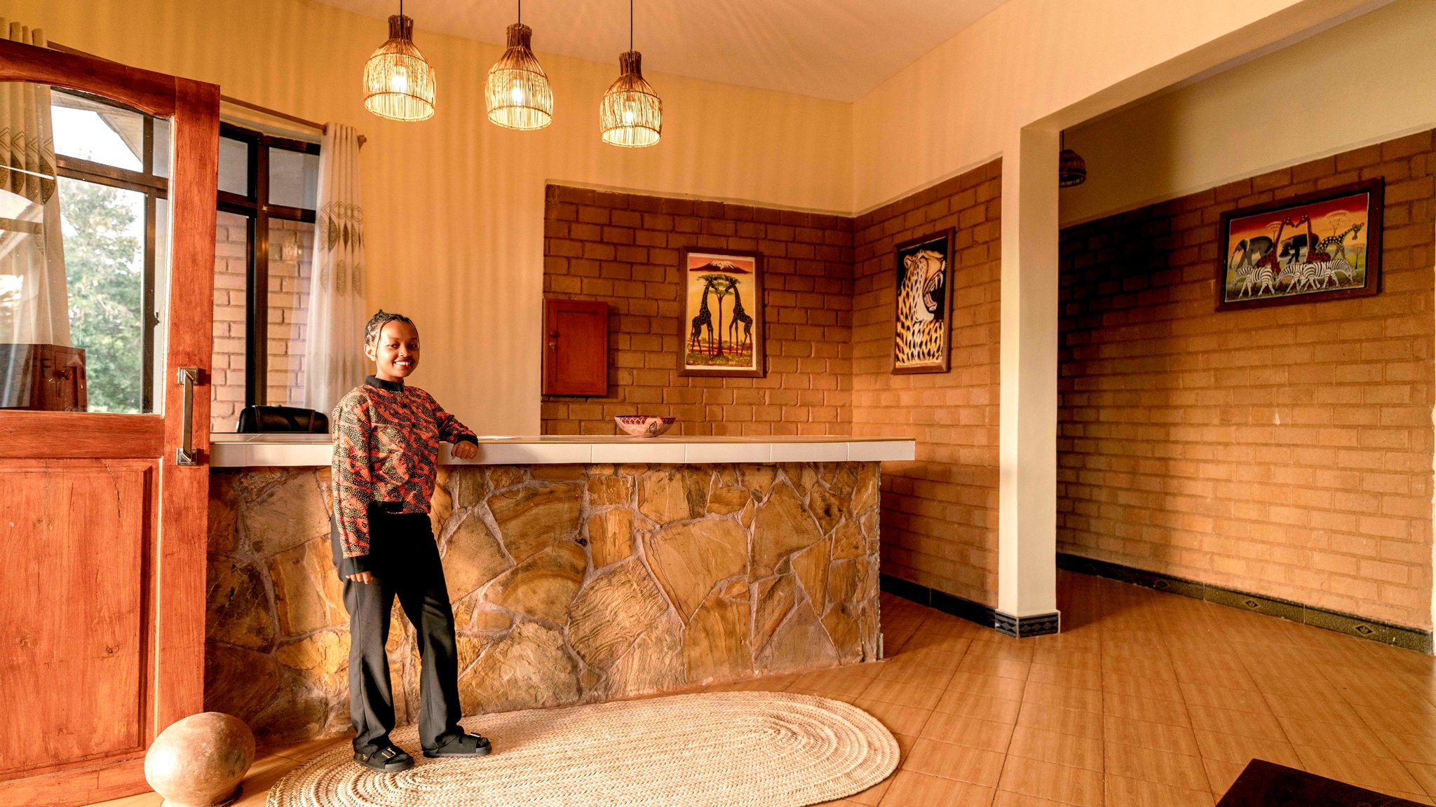 Welcome to Flamingo Asili Lodge Receiption